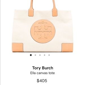 TORY BURCH large ELLA canvas tote jumbo